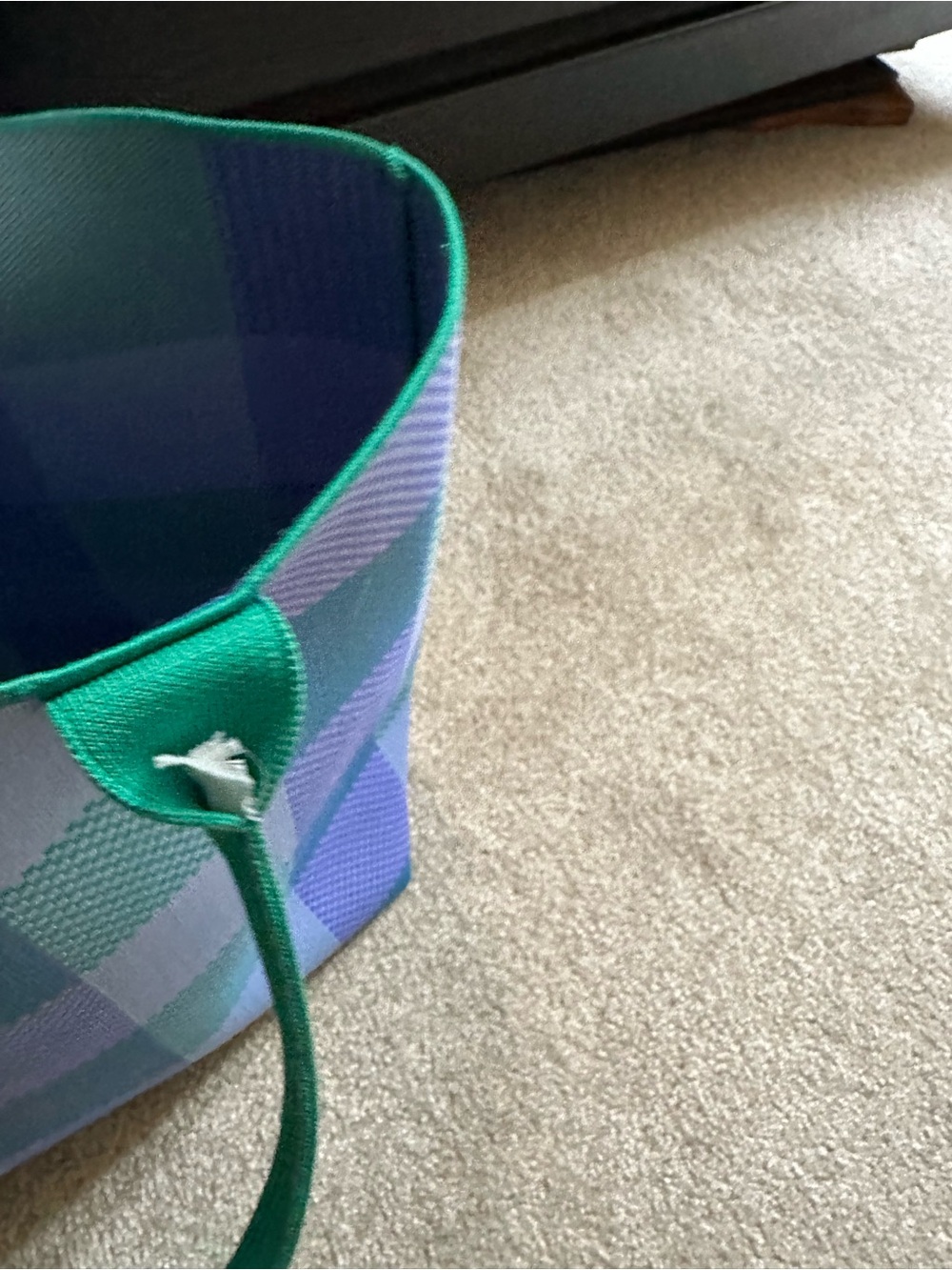 Rothy’s Blueberry Gingham lightweight tote - Picture 5 of 5